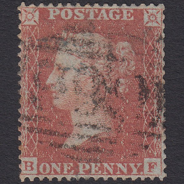 GB QV 1855 1d (Plate 8) SG21-C4(1) BF GU Ryde Iow 666 Very Well Centred