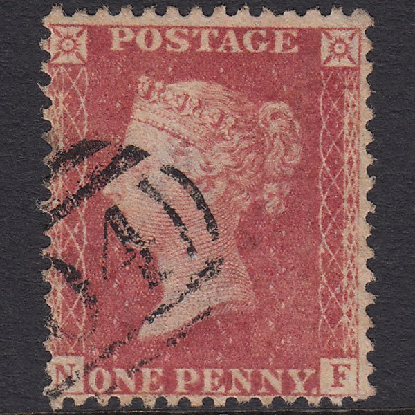 GB QV 1857 1d Rose-red (Plate 66) SG40-C10(1) NF FU