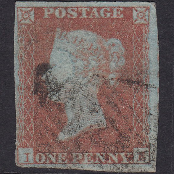 GB QV 1841 1d Very Blued (Plate 116) SG8a-B1(2) IE GU Ireland