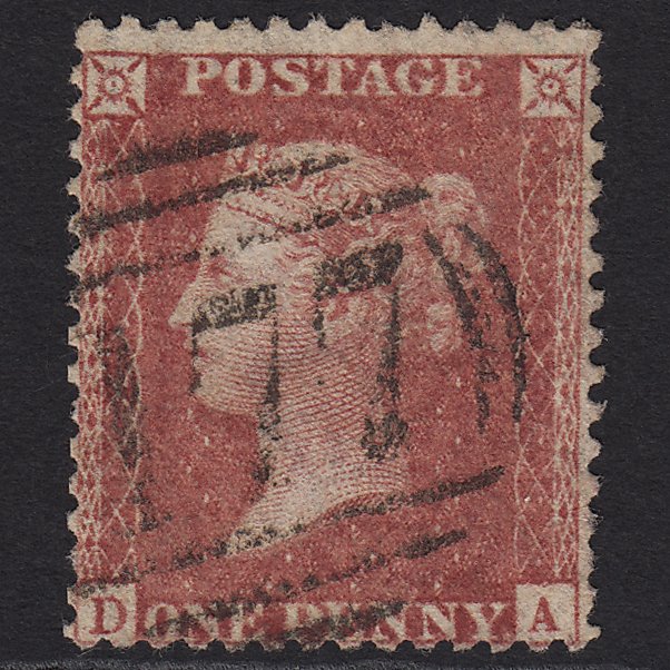 GB QV 1857 1d Rose-red (Plate 47) SG40-C10(1) DA GU Cheltenham 177