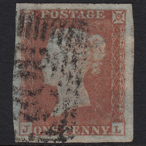 GB QV 1841 1d (Plate 104) SG8-B1(1) JL GU 4 Huge Margins Imperf Stirling 308