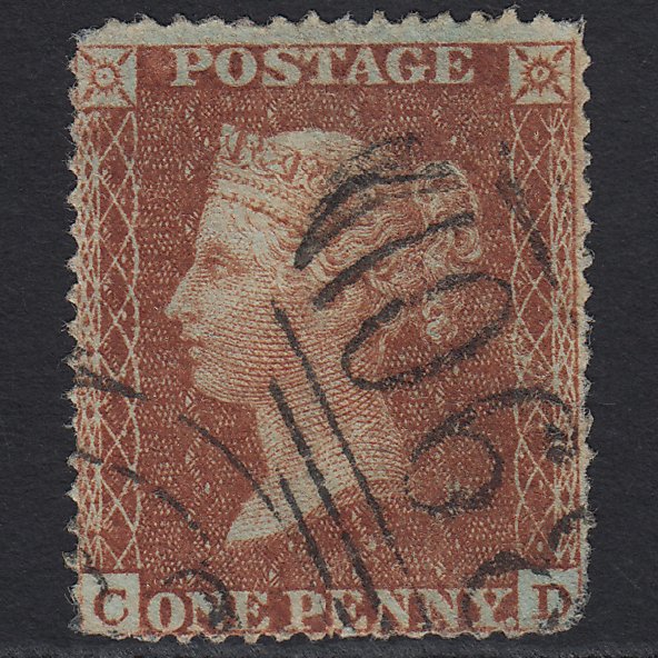 GB QV 1855 1d Red-brown (Plate 13) SG26-C5(1) CD GU Windsor 890