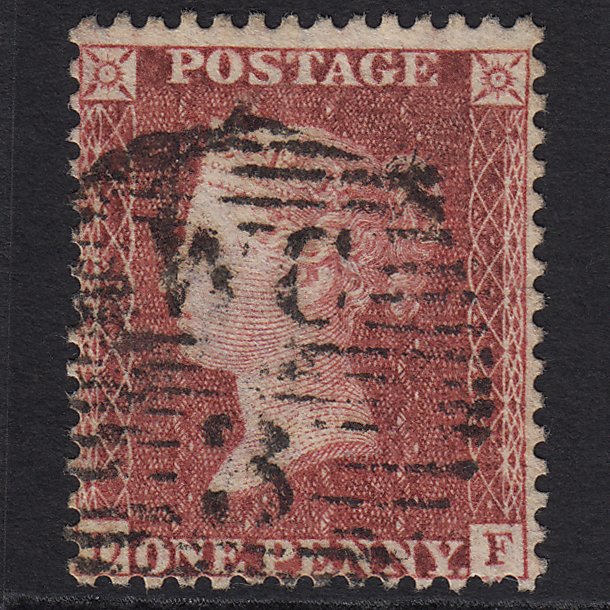 GB QV 1857 1d Deep Rose-red (Plate 59) SG41-C10(4) DF GU London D&S WC3