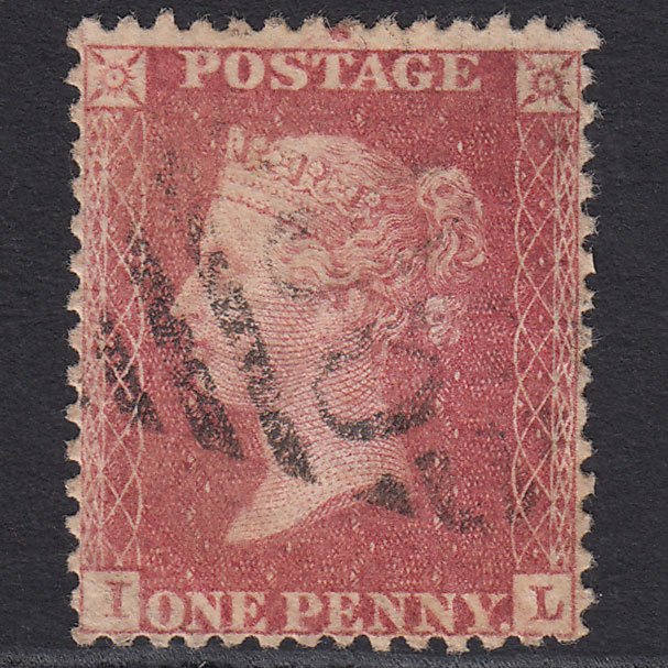 GB QV 1861 1d Rose-red Plate R16 SGC13(3) IL FU Ireland