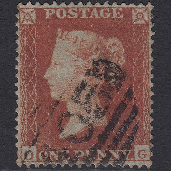 GB QV 1854 1d (Plate 179) SG17-C1(1) OG FU Ipswich 405 Perfect Centring