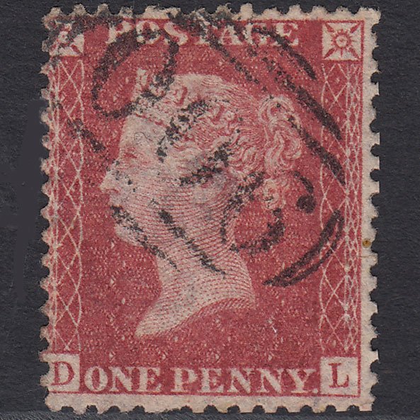 GB QV 1857 1d Rose-red (Plate 67) SG40-C10(1) DL FU Witham 900 Blind Perfs