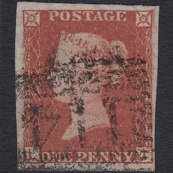 GB QV 1841 1d Red-brown (Plate 103) SG8-B1(1) LJ FU 4 Margins Dundee 114