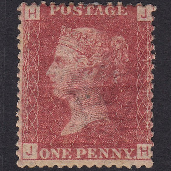GB QV 1864 1d Rose-red (Plate 158) SG43-G1(1) JH Good M Mint