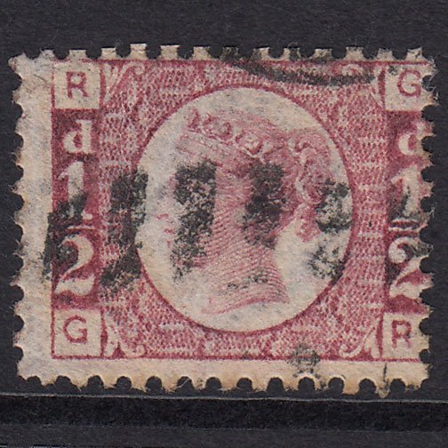 GB QV 1870 1/2d Rose-red (Plate 1) SG48-G4 GR GU
