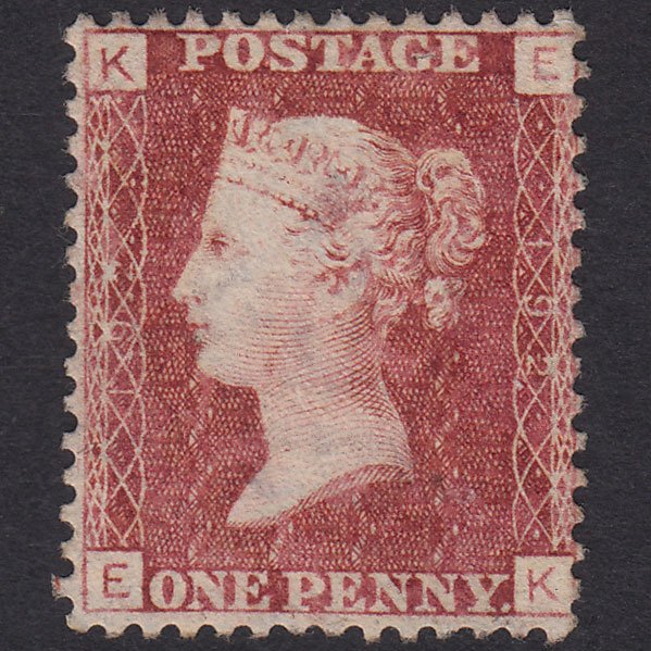GB QV 1864 1d Lake-red (Plate 192) SG44-G1(2) Gmm Good M Mint Well Centred