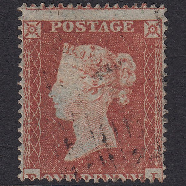 GB QV 1854 1d Red-Brown Plate 189 SG17-C1(1) EL VFU Light Cancel