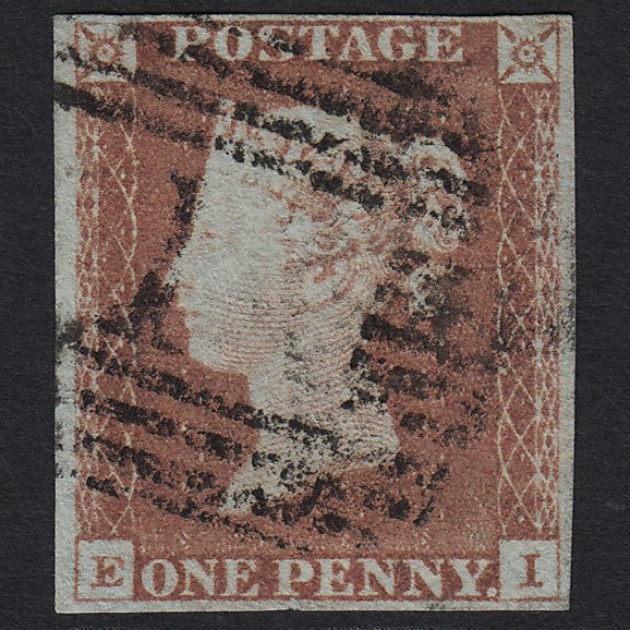 GB QV 1841 1d Red-brown (Plate 68) SG8-B1(1) EI FU Aberdeen 1 4M Imperf
