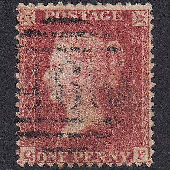 GB QV 1857 1d Rose-red (Plate 43) SG40-C10(1) QF GU Liverpool 466