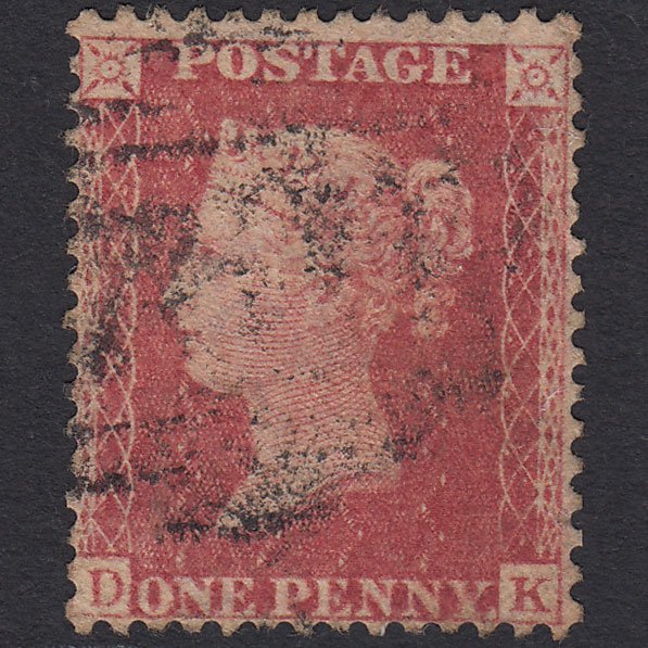 GB QV 1857 1d Rose-red (Plate 66) SG40-C10(1) DK GU