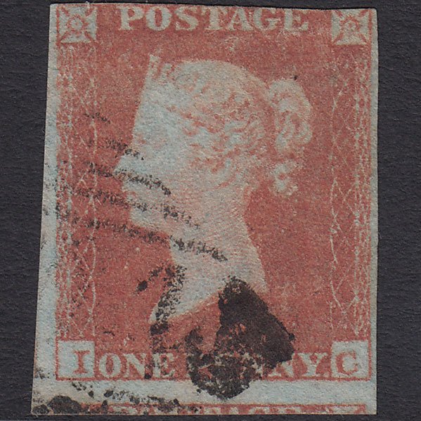 GB QV 1841 1d Red-brown (Plate 160) SG8-B2(1) IC GU 3 Margins Ireland