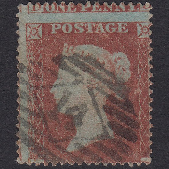 GB QV 1854 1d (Plate 167) SG17-C1(1) DD GU London IS 14 Large Misperf