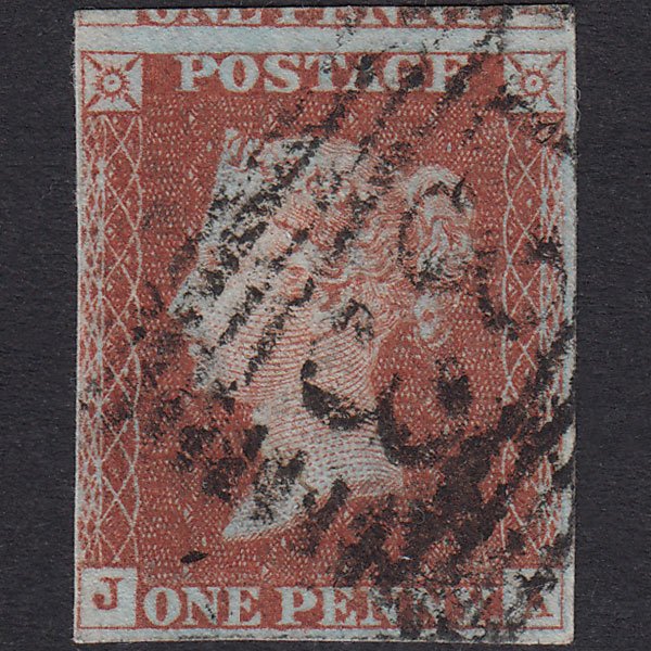 GB QV 1841 1d Red-Brown Plate 44 SG8-B1(1) JA FU 4 Margins Elgin 133