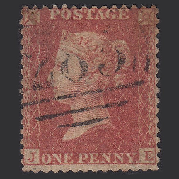 GB QV 1857 1d Rose-red (Plate 46) SG40-C10(1) JE GU