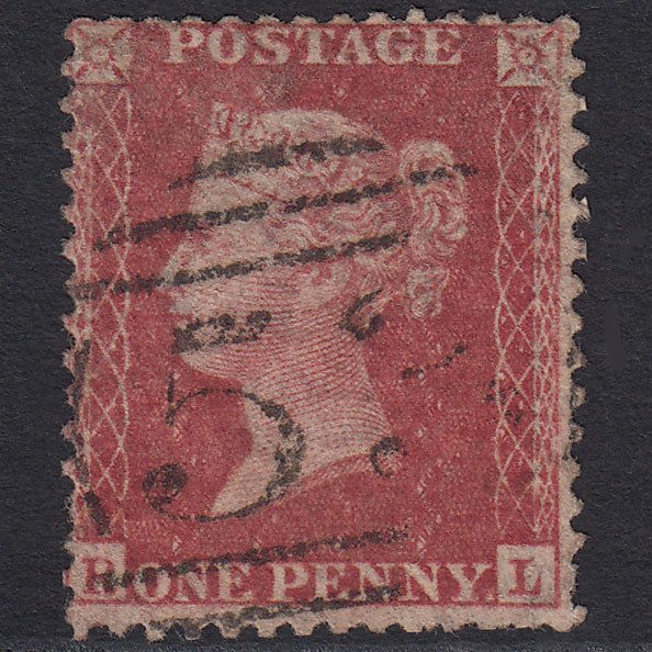 GB QV 1857 1d Rose-red (Plate 46) SG40-C10(1) RL GU Bath 53