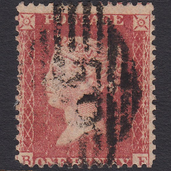GB QV 1857 1d (Plate 58) SG40-C10(1) Constant Variety BE GU Bandon 59