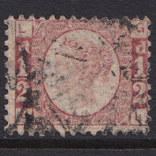 GB QV 1870 1/2d Rose SG49-G4 GL GU London IS Cancel