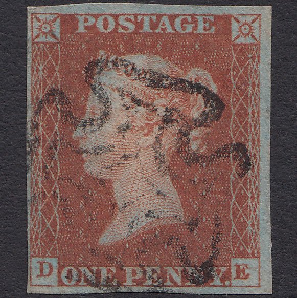 GB QV 1841 1d Red-brown (Plate 31) SG8-B1(1) GUideline DE FU 4 Margins MX