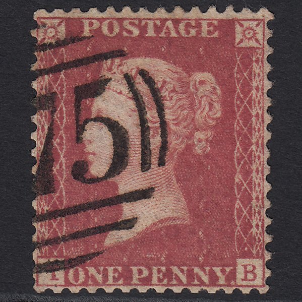 GB QV 1857 1d Rose-red (Plate 36) SG40-C10(1) TB FU