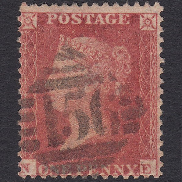 GB QV 1861 1d Rose-red Plate R15 SGC13(1) NE FU Cork 156