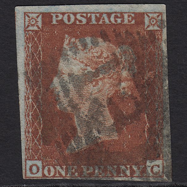 GB QV 1841 1d Red-brown (Plate 150) SG8-B2(1) OC GU 4 Margins Edinburgh 131