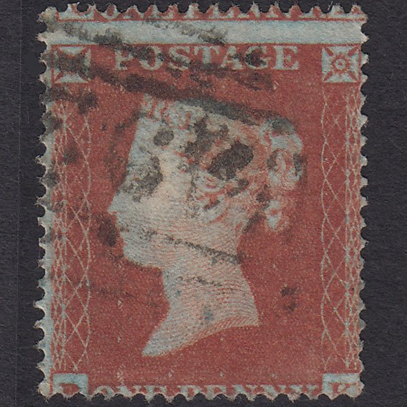 GB QV 1854 1d Red-brown (Plate 189) SG17-C1(1) PK FU Maidstone 493 Misperf