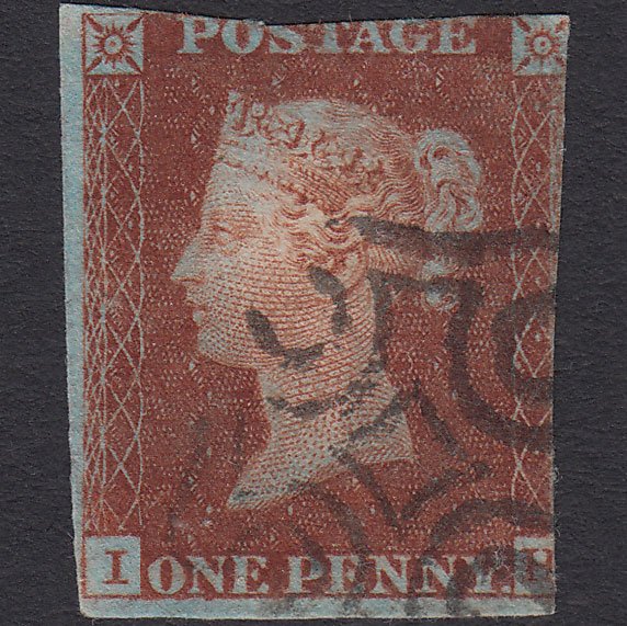 GB QV 1841 1d Red-brown (Plate 15) SG8-B1(1) IH GU Maltese Cross