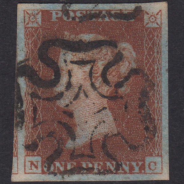 GB QV 1841 1d Plate 16 SG8-B1(1) NC VFU 4 Good To Huge Margins MX