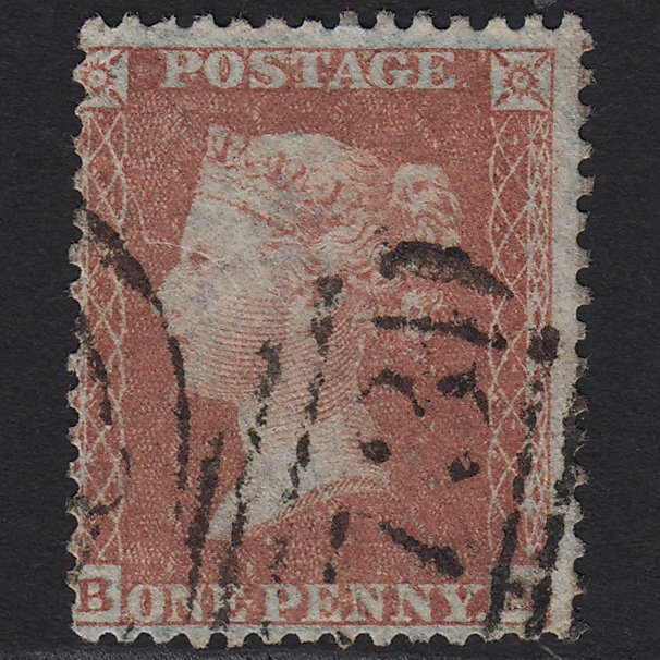 GB QV 1855 1d Red-brown (Plate 15) SG24-C3(1) BA GU