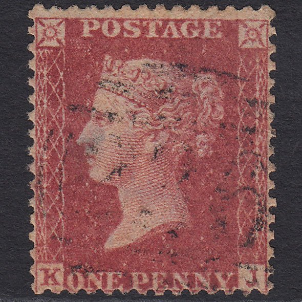 GB QV 1857 1d Rose-red (Plate 41) SG40-C10(1) KJ GU Light Cancel