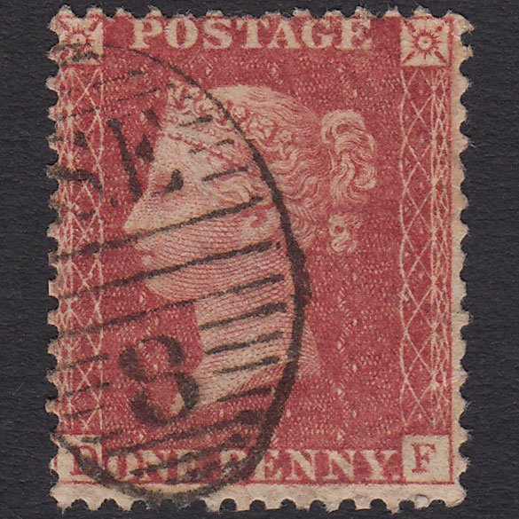 GB QV 1857 1d Rose-red (Plate 36) SG40-C10(1) DF GU London D&S SE8