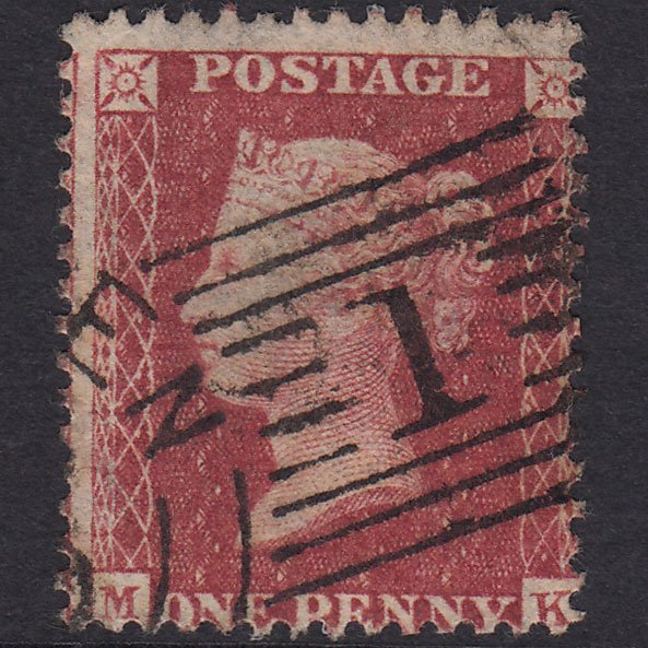 GB QV 1857 1d (Plate 46) SG41-C10(4) MK FU Aberdeen 1 Experimental Type 2