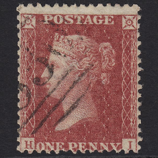 GB QV 1857 1d Rose-red (Plate 56) SG40-C10(1) HI FU