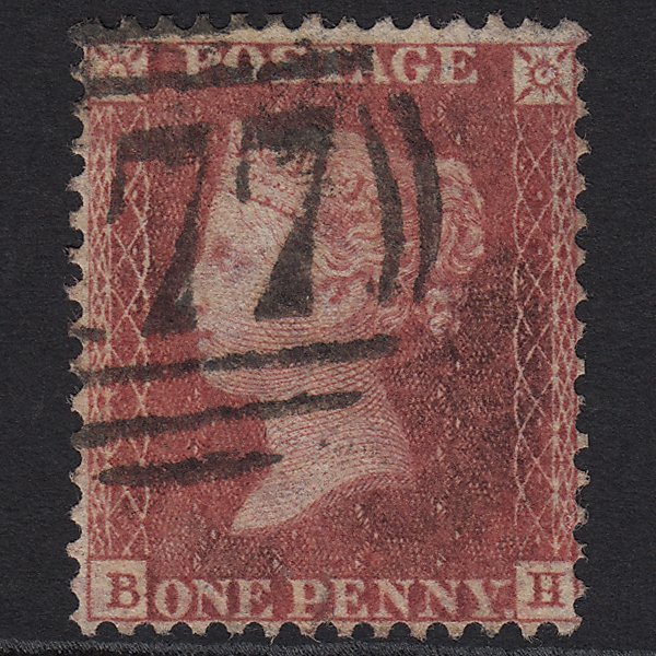 GB QV 1857 1d Rose-red (Plate 61) SG40-C10(1) BH FU