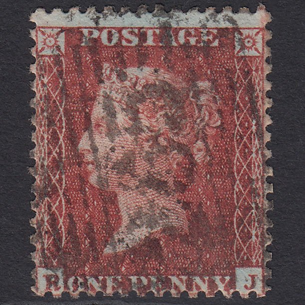 GB QV 1856 1d Red-brown (Plate 31) SG29-C8(1) RJ GU Scotland