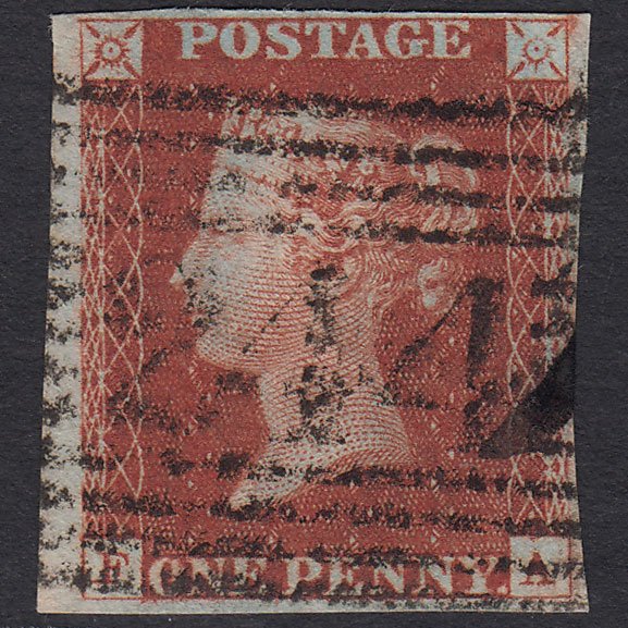 GB QV 1841 1d Red-brown (Plate 64) SG8-B1(1) FA FU 4M Melrose 244