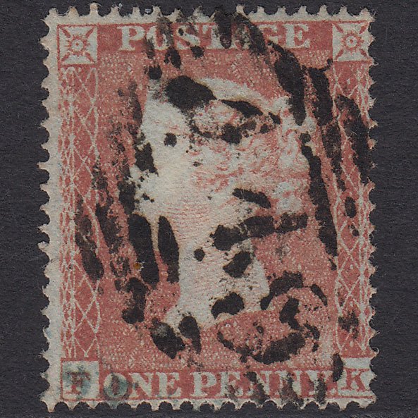 GB QV 1854 1d Red-brown (Plate 170) SG17-C1(1) FK FU Wicklow 449