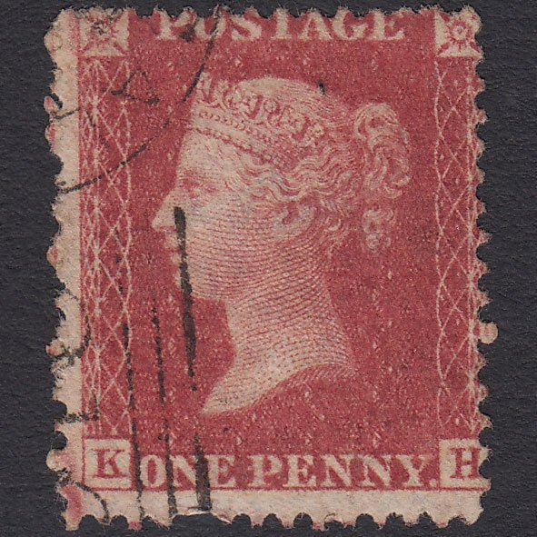 GB QV 1857 1d (Plate 42) SG40-C10(1) KH FU Scotland Poor Perforation