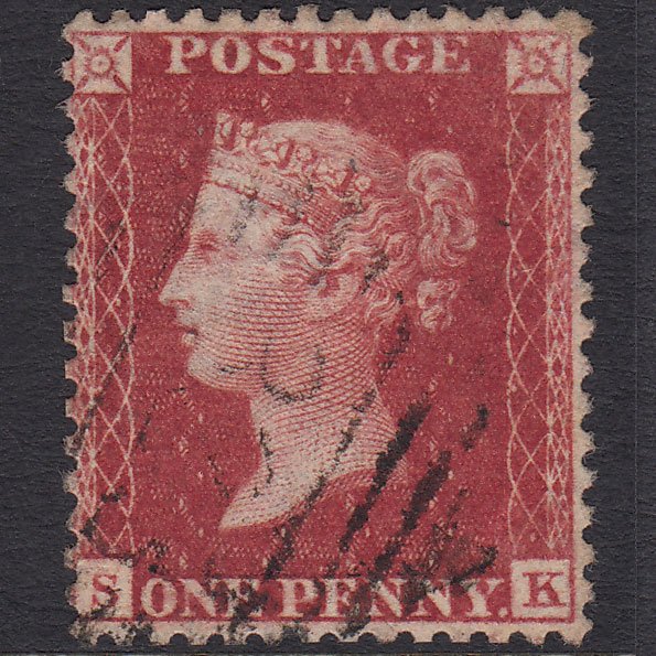 GB QV 1857 1d Rose-red (Plate 52) SG40-C10(1) SK FU Ireland