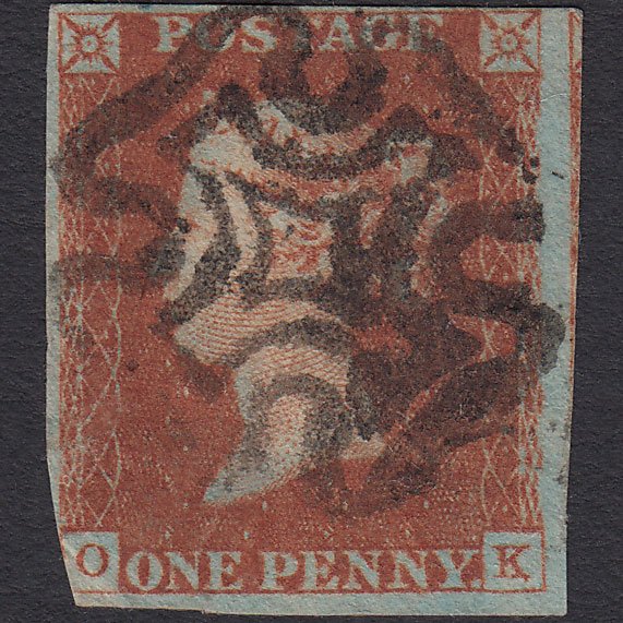 GB QV 1841 1d Red-brown (Plate 22) SG8-B1(1) OK GU Missing Imprimatur MX