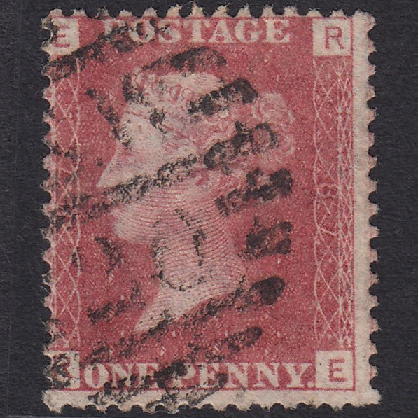 GB QV 1864 1d Rose-red (Plate 87) SG43-G1(1) RE GU London D&S SW20
