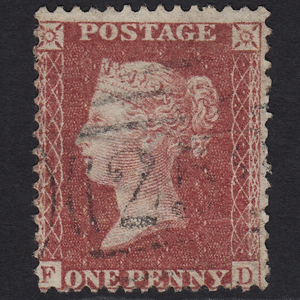 GB QV 1857 1d Rose-red (Plate 47) SG40-C10(1) FD GU Light Cancel