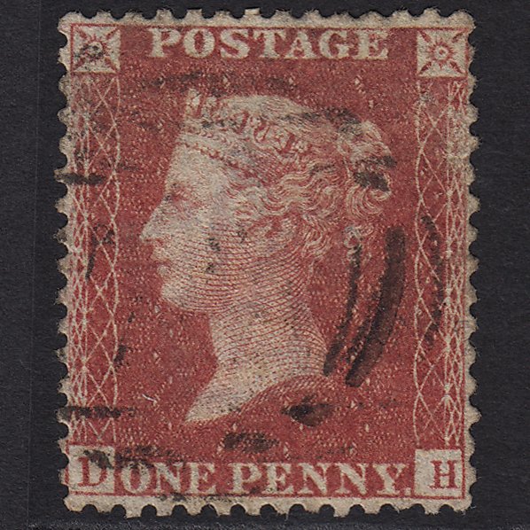 GB QV 1857 1d Rose-red (Plate 56) SG40-C10(1) DH GU Light Cancel