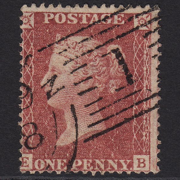 GB QV 1857 1d Rose-red (Plate 43) SG36-C11 EB FU Aberdeen 1