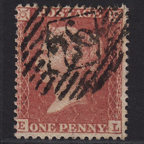GB QV 1857 1d Rose-red (Plate 44) SG40-C10(1) EL GU London IS 26