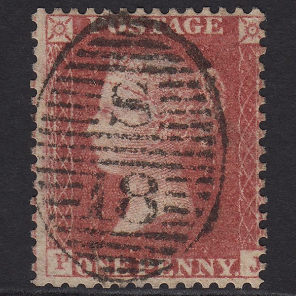 GB QV 1857 1d Rose-red (Plate 52) SG40-C10(1) PJ FU London D&S S18